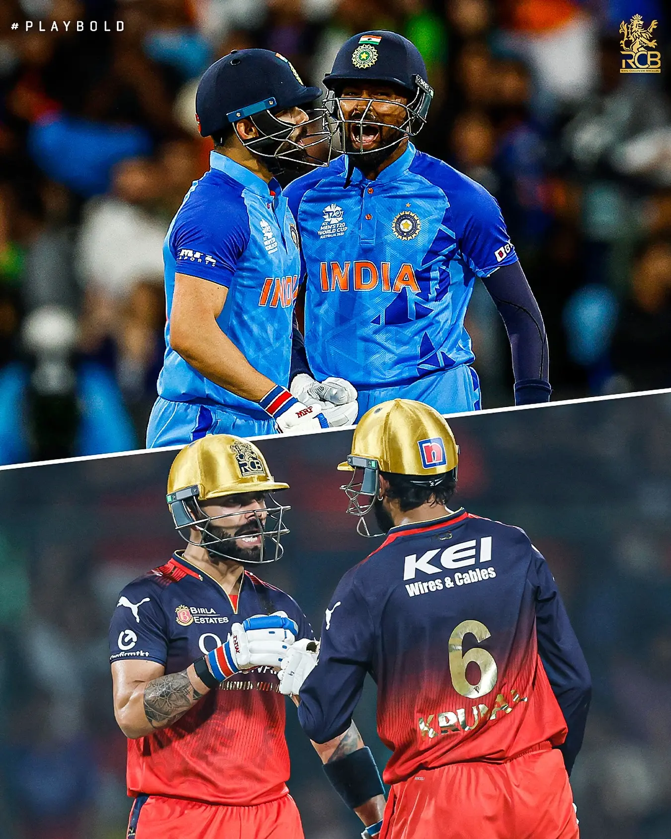 The players dazzle in a cinematic IPL2025 showdown.