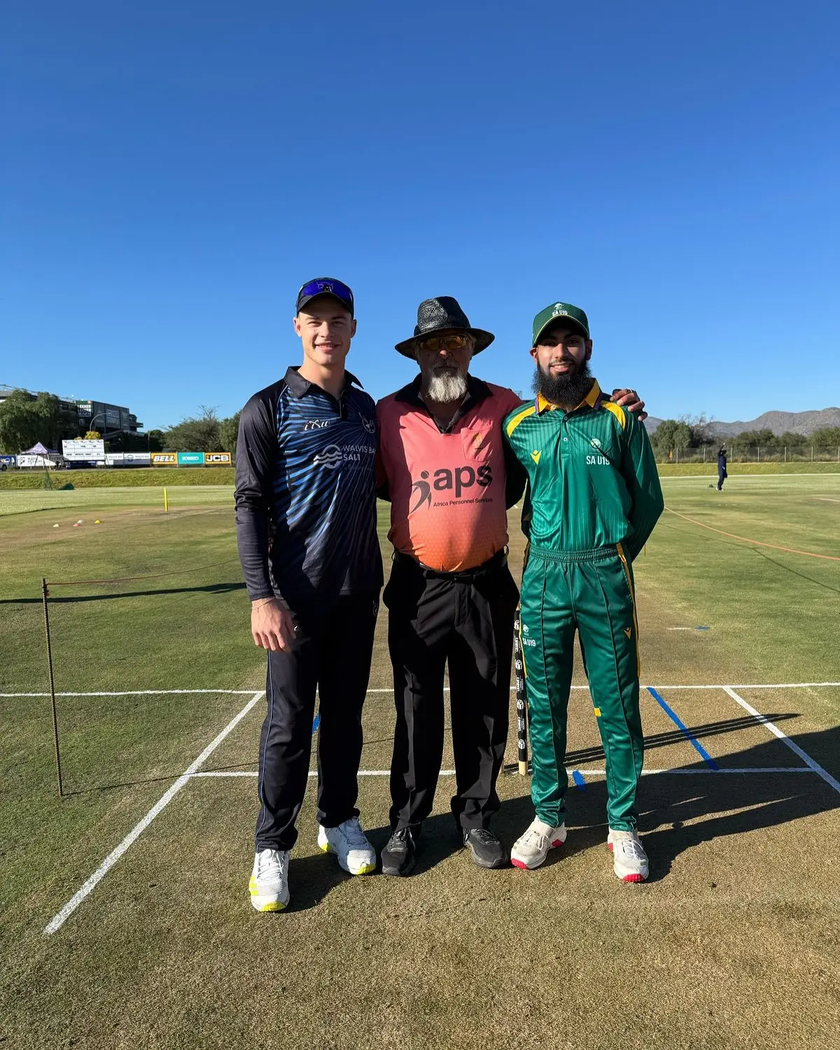 SA U19s win toss, bowl first taking on Cricket Namibia Invitational in a 50-over match now