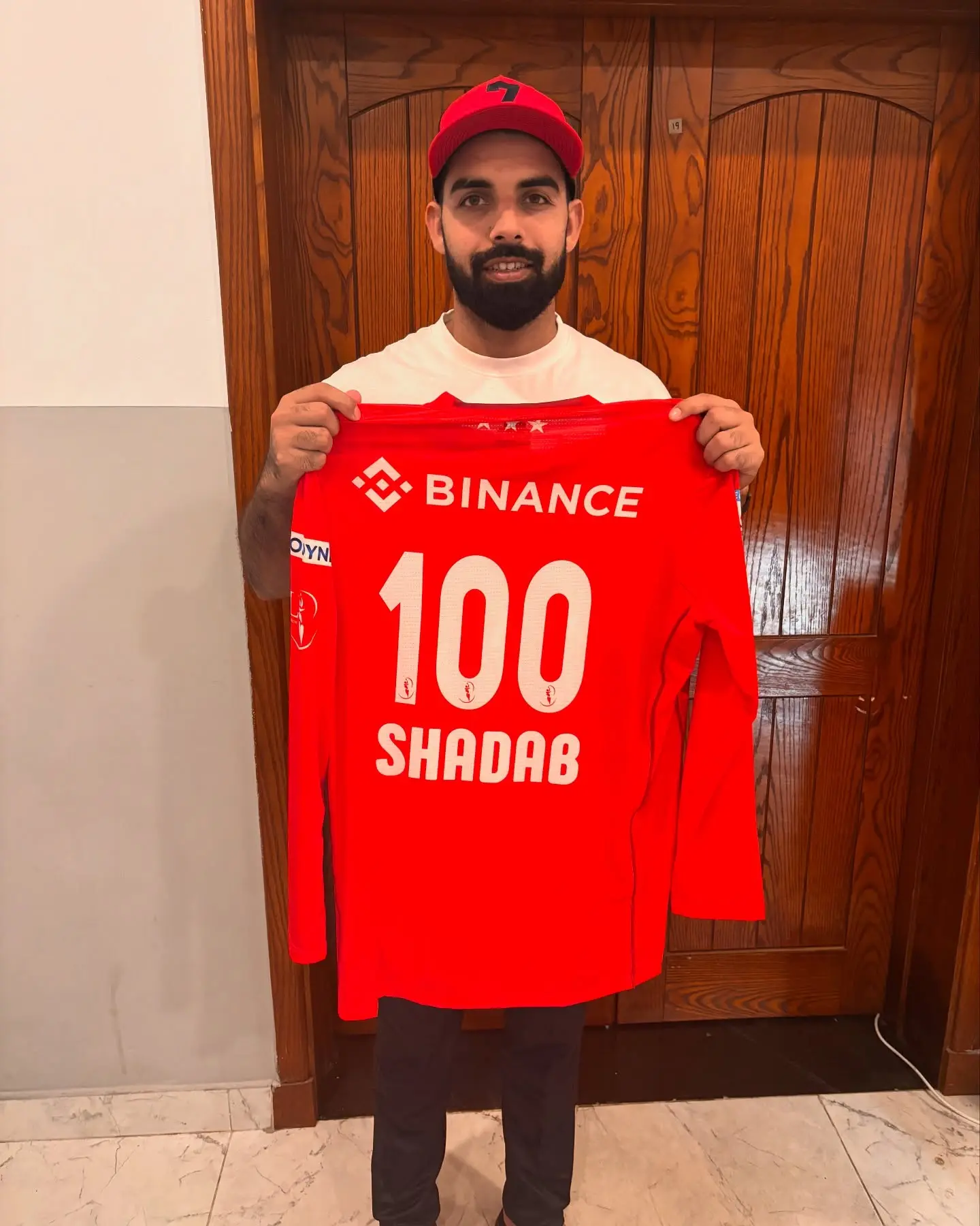 Pakistan's star all-rounder marks milestone achievement with heartfelt gesture.