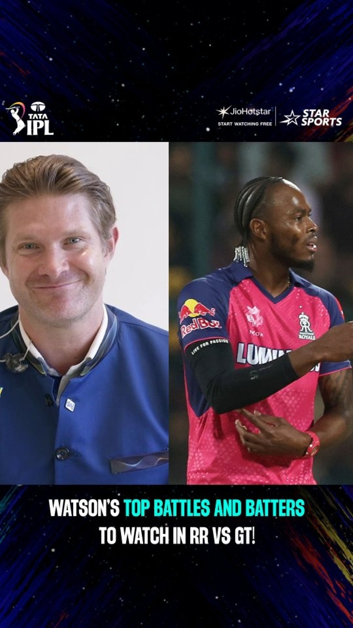 Australian coach and commentator details top clashes as Rajasthan Royals meet Gujarat Titans live
