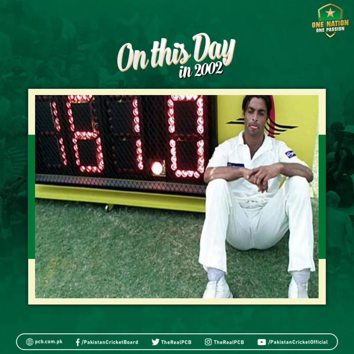 On this day in 2002, Shoaib Akhtar remarkably clocked 100.04mph in a historic ODI record.