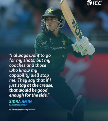 Pakistan opener reveals how reining in aggression transformed her performance