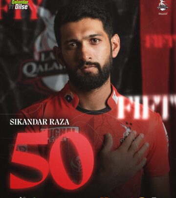 Zimbabwe all-rounder continues impressive form with crucial fifty in HBL PSL match against Multan
