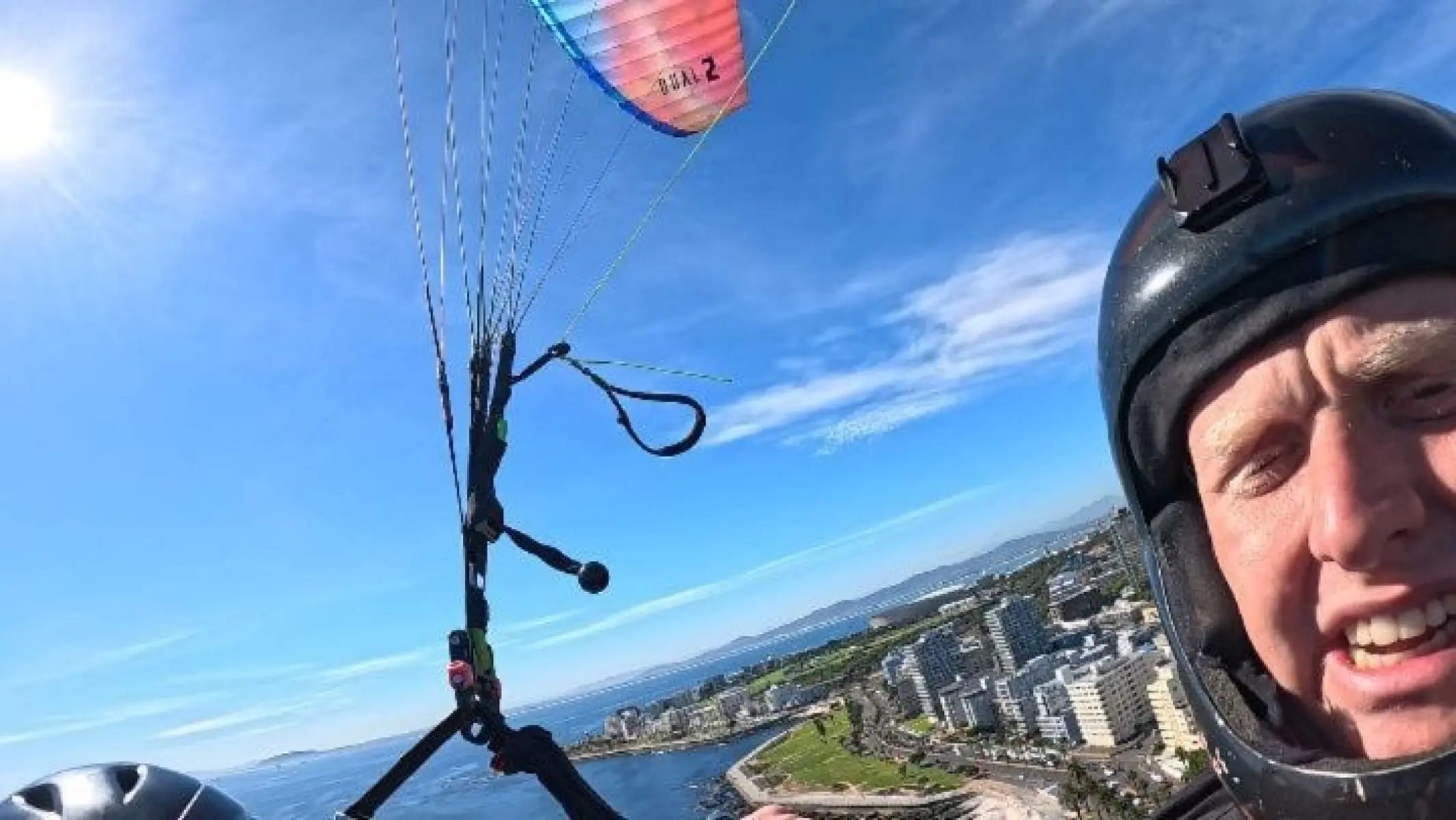 The Proteas spinner trades cricket for an adrenaline rush during his holiday at Signal Hill