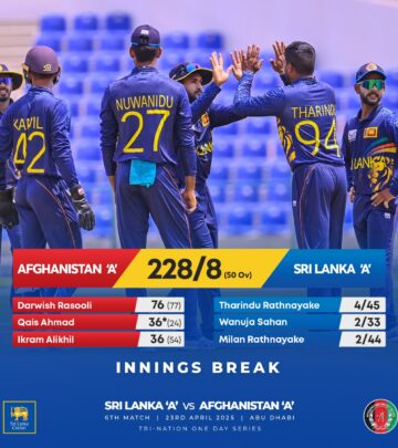 Island nation's second-tier squad looks to overcome Afghan challenge in crucial A-team fixture