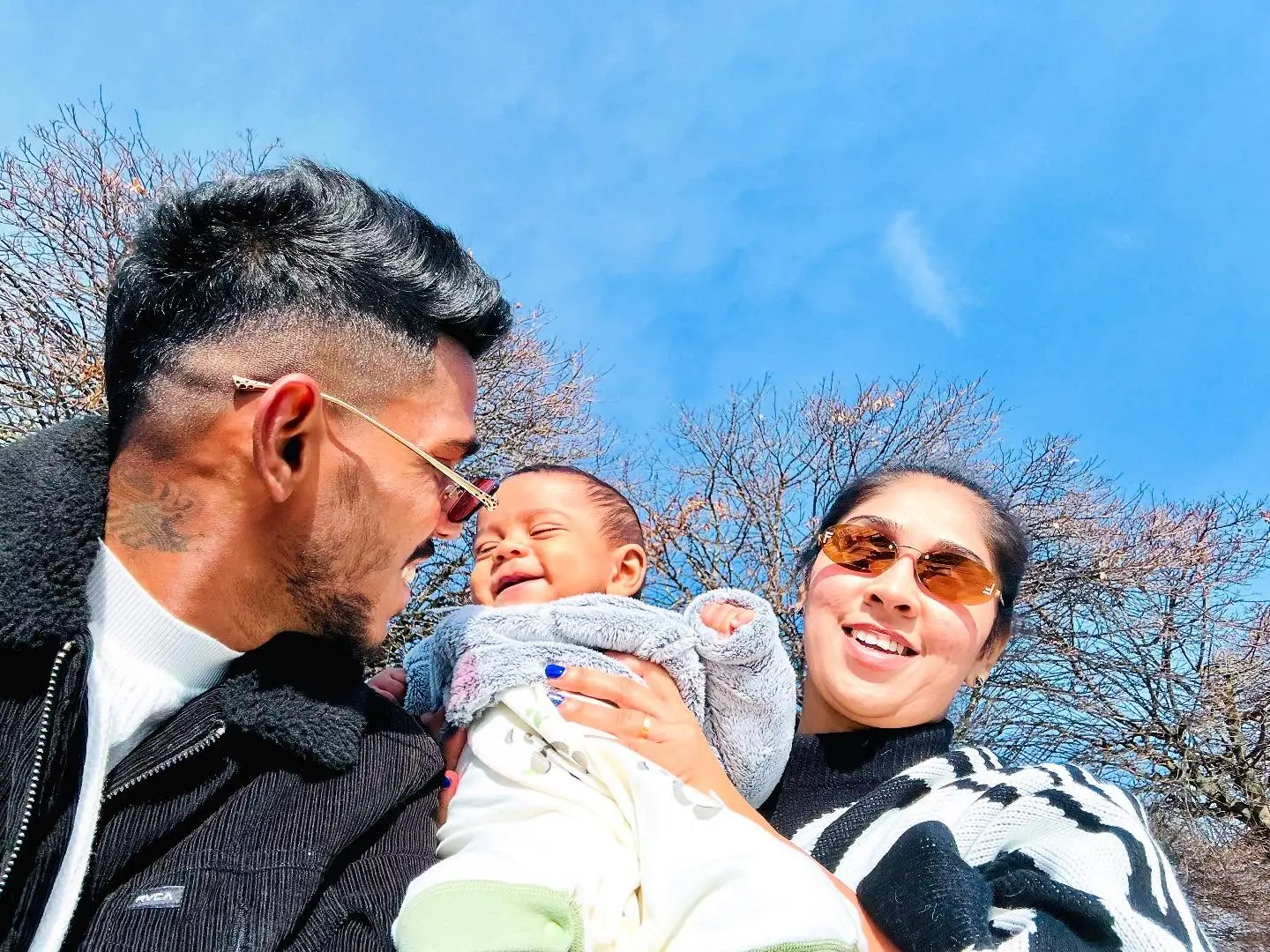 The top-order batter shares a glimpse of family life amid his rising international cricket career.
