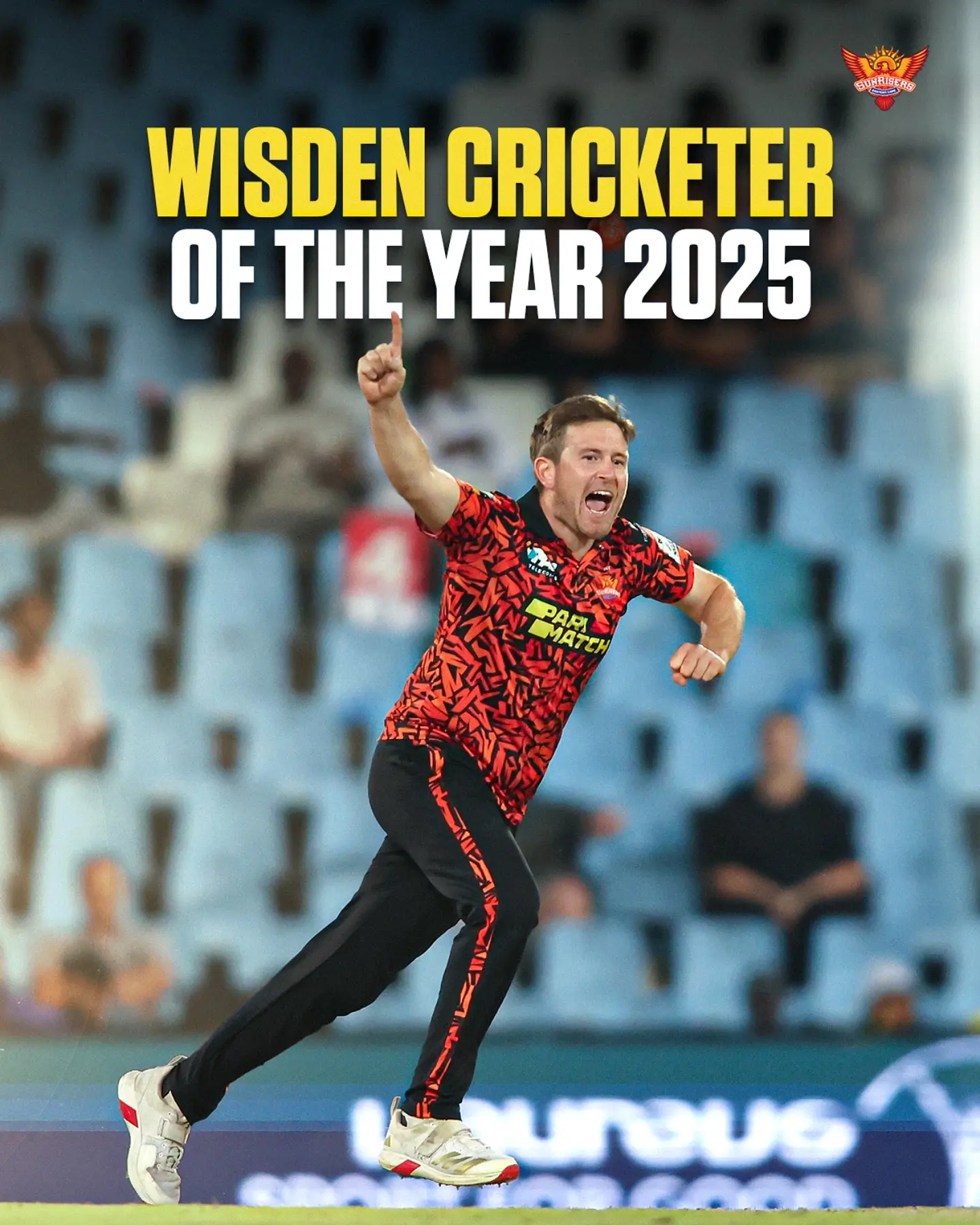 English star becomes one of five players to receive cricket's prestigious annual accolade