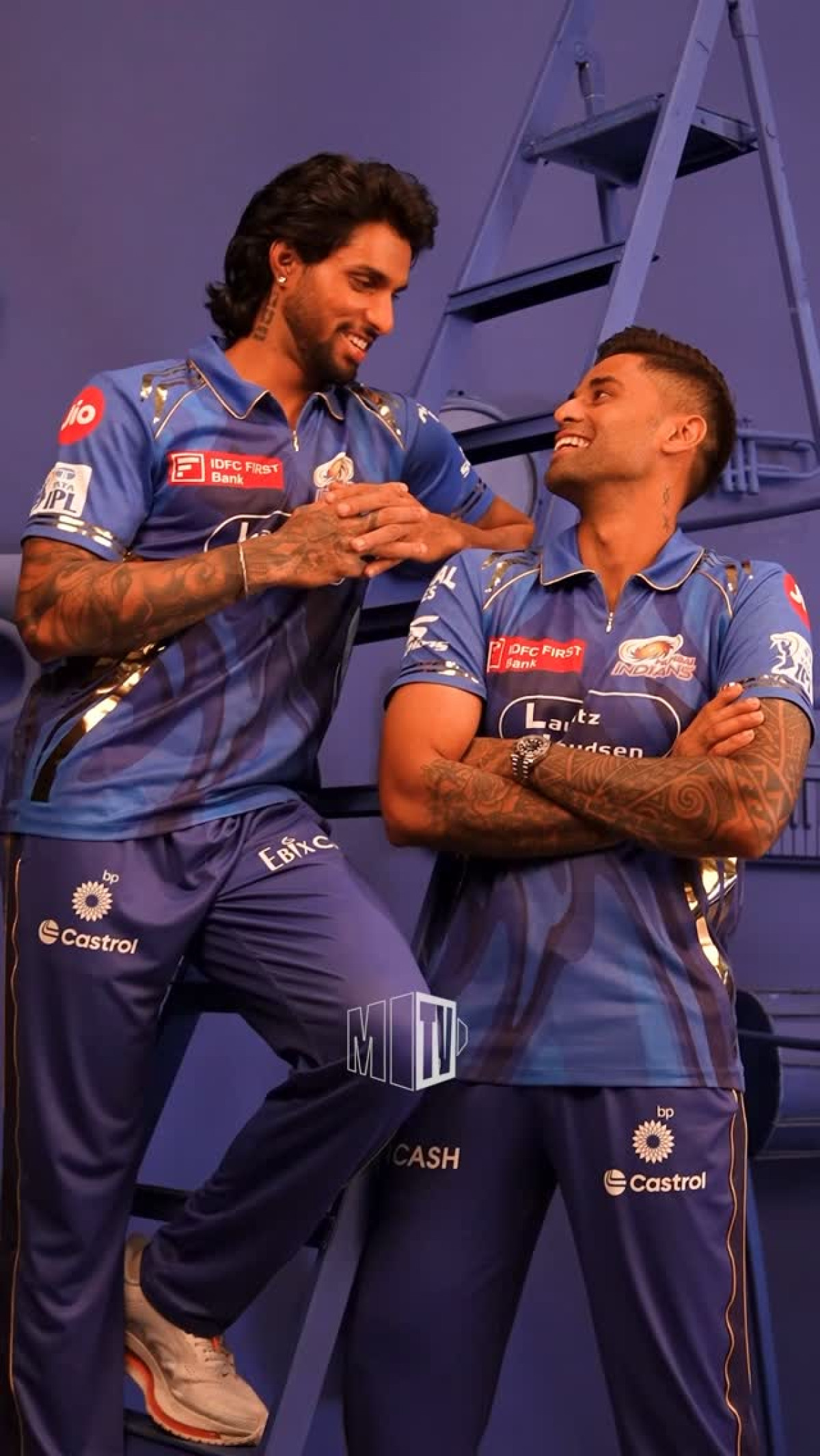 Suryakumar Yadav And Tilak Varma Channel ‘Andaz Apna Apna’ In Mumbai Indians’ Latest Post MI stars recreate iconic Bollywood comedy scene ahead of crucial IPL match at Wankhede