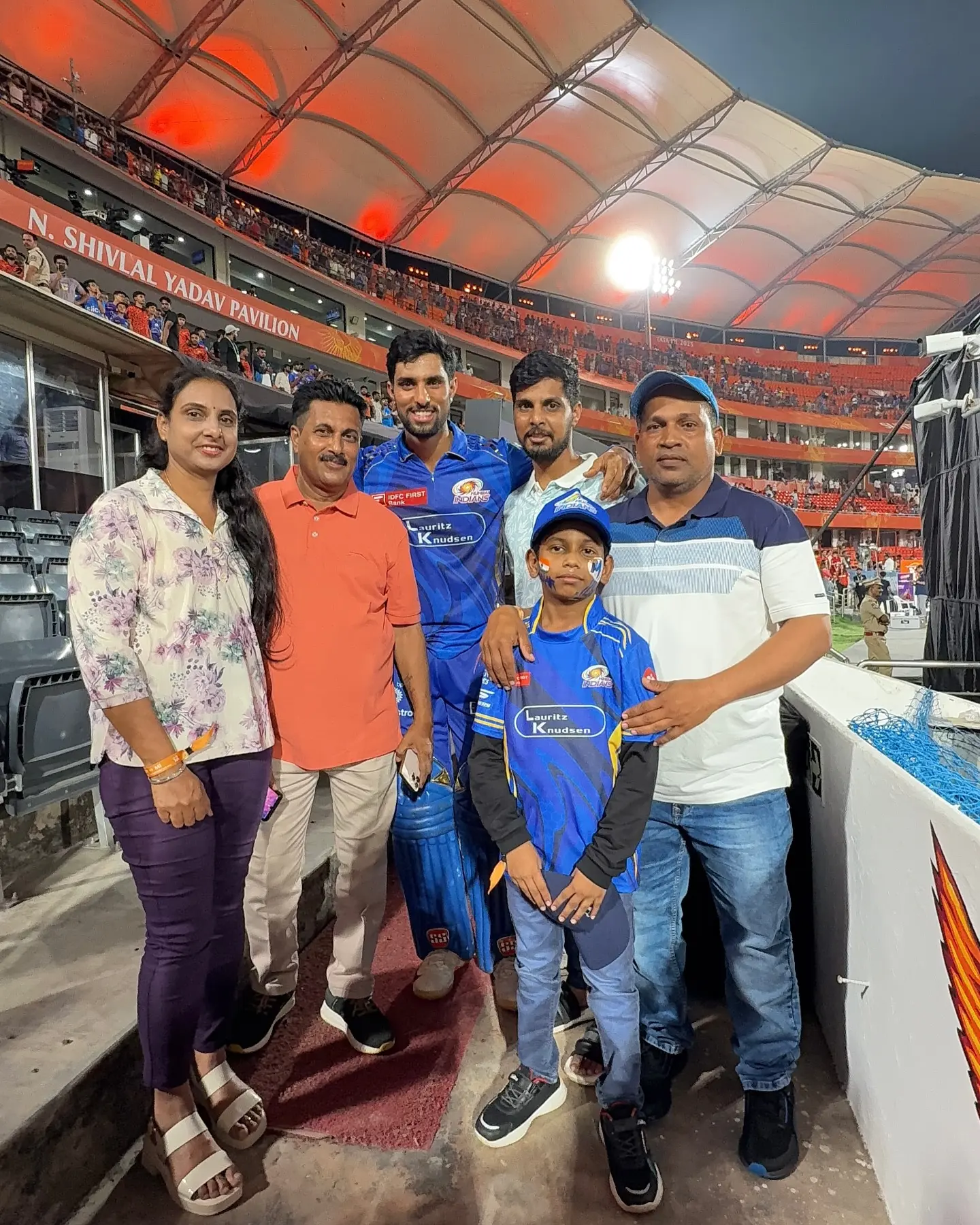 Rising cricket star cherishes support from his loved ones through career journey.
