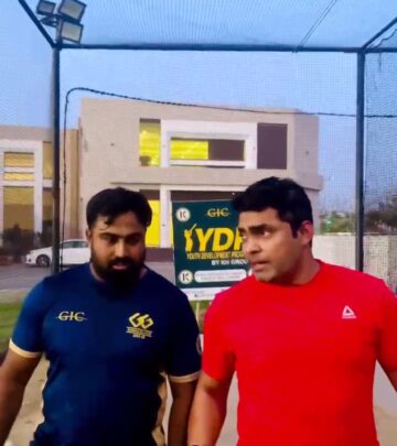 Umar Akmal Hits The Nets For Intense Cricket Practice Session