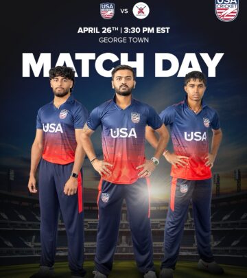 Team USA aims to secure finals spot in high-stakes cricket match against Bermuda in Caymans