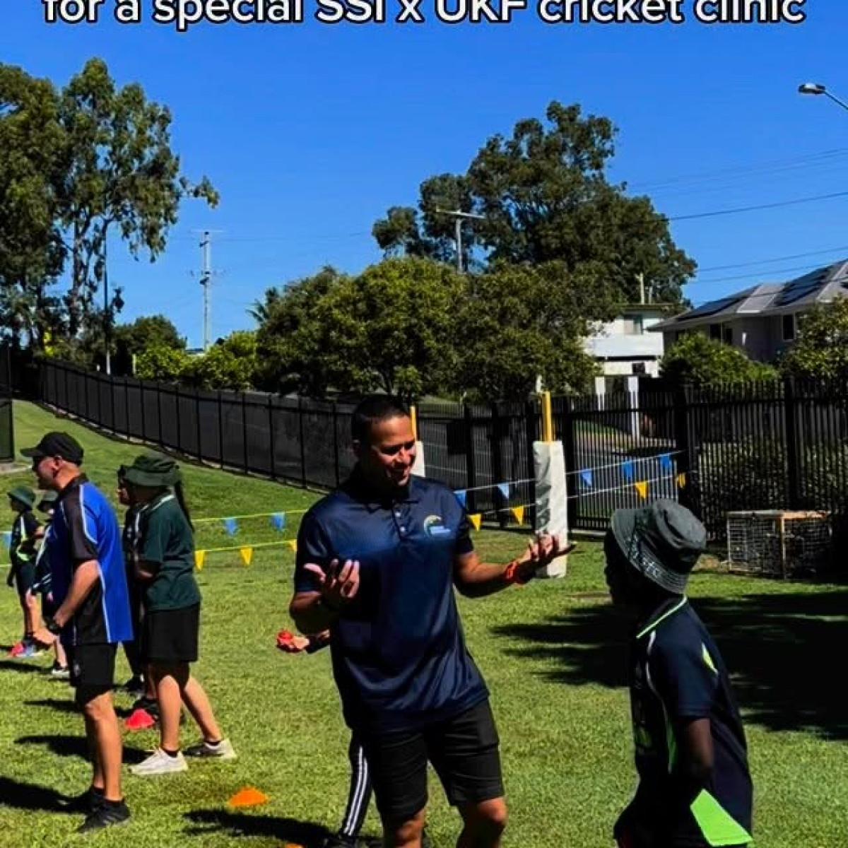 Usman Khawaja Inspires Young Cricketers at Logan Clinic Usman Khawaja brings cricket to Logan's kids at his foundation clinic, sparking joy w/ SSI!
