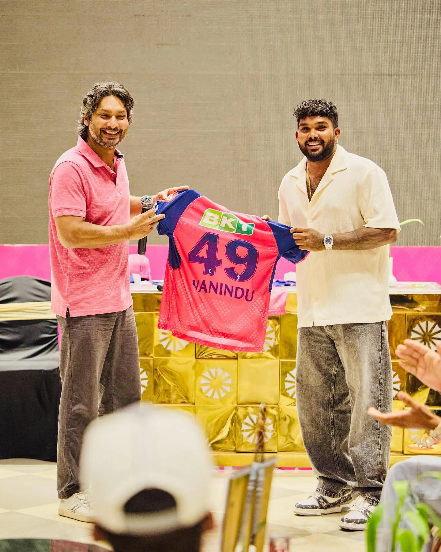 Wanindu Hasaranga Receives Playing Jersey From Sri Lankan Cricket Legend The star spinner shares moment with cricket icon as he continues impressive trajectory.
