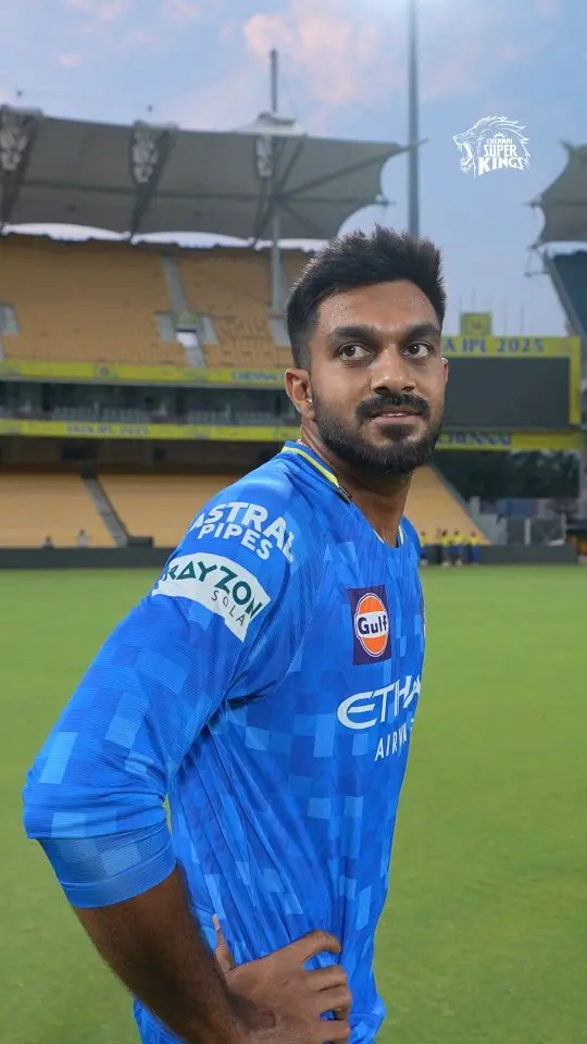 CSK all-rounder gives fans a behind-the-scenes look at training routines.