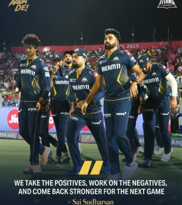 We Don’t Stop Here: Gujarat Titans’ Bold Spirit in TATA IPL 2025