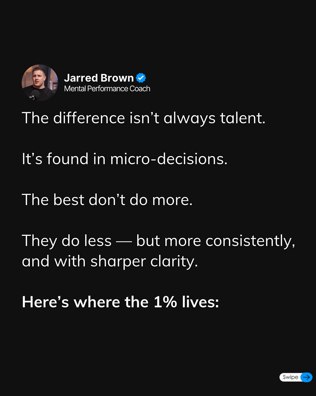 1% Edge: Micro-Decisions That Elevate Athletes