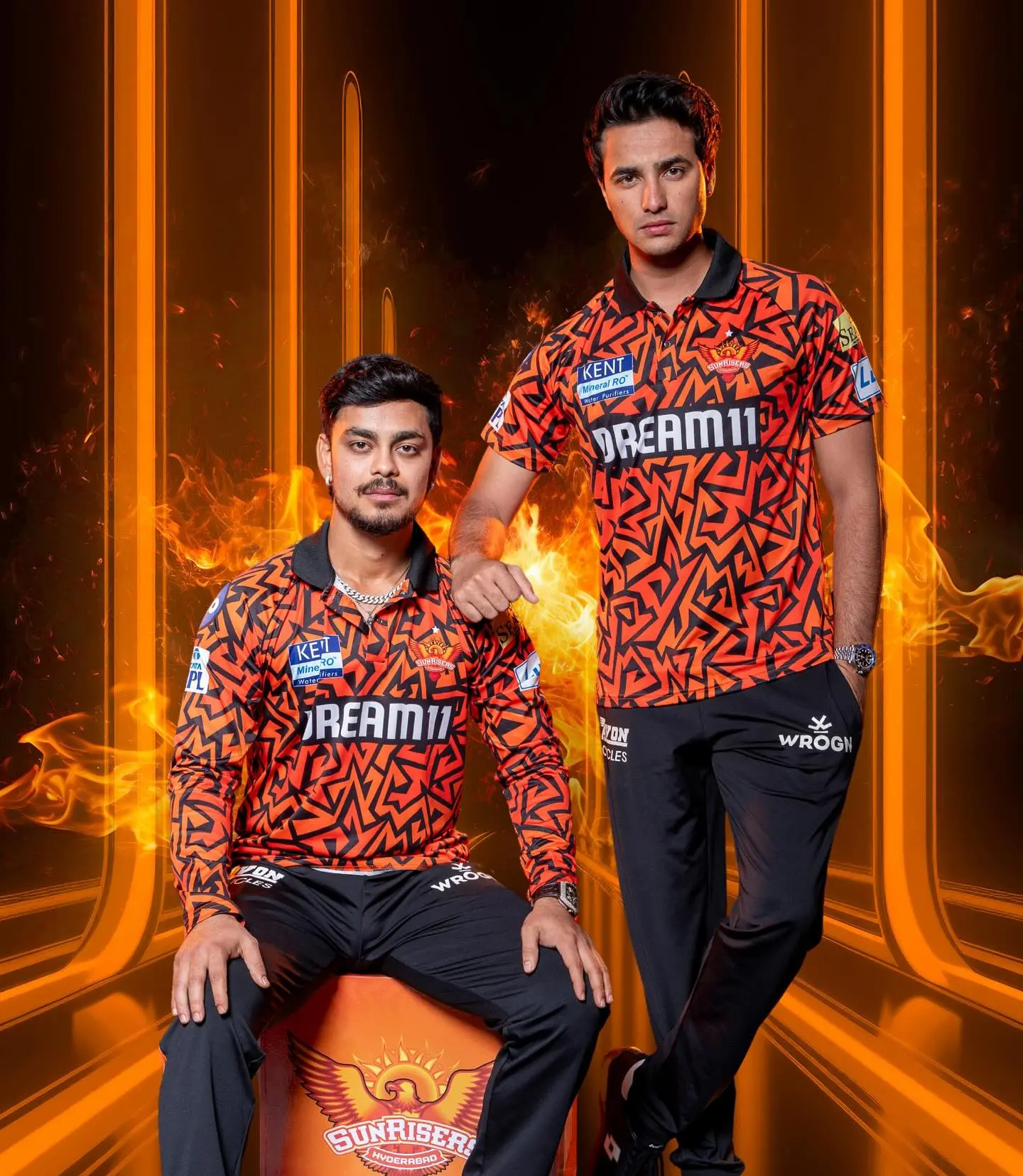 Abhishek Sharma Champions Orange Army Spirit Cricketer Abhishek Sharma reaffirms resolve for the orange army with unwavering passion!!