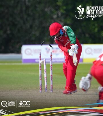 ACC U16 West Zone Cup: UAE Vs Oman Action