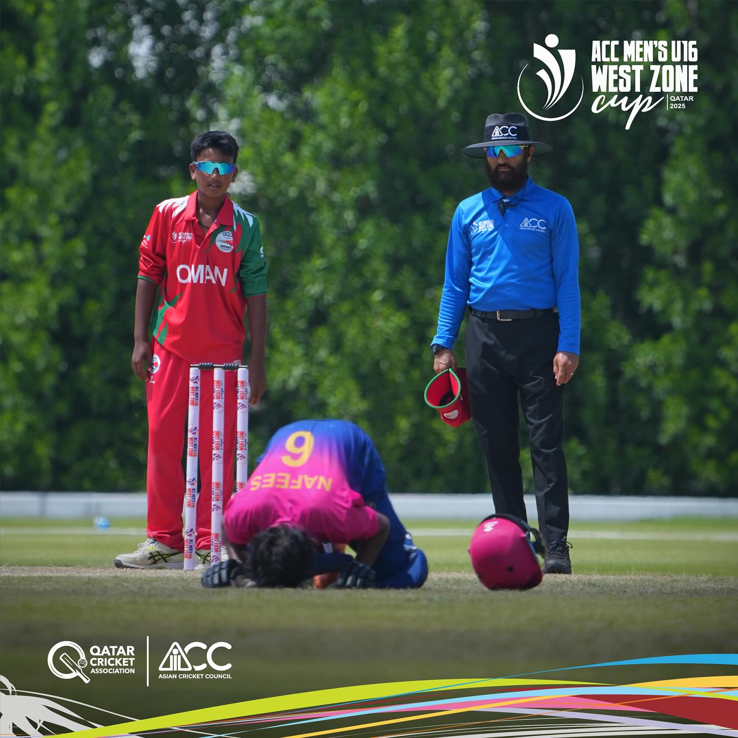 ACC U16 West Zone Cup: UAE Vs Oman Action