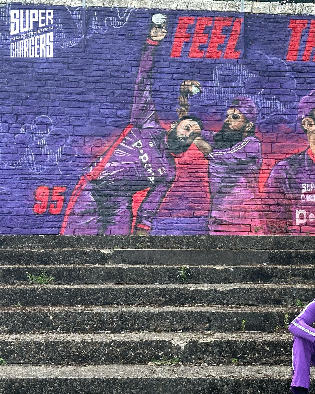 Adil Rashid's Mural Shines at Bradford Cricket Ground