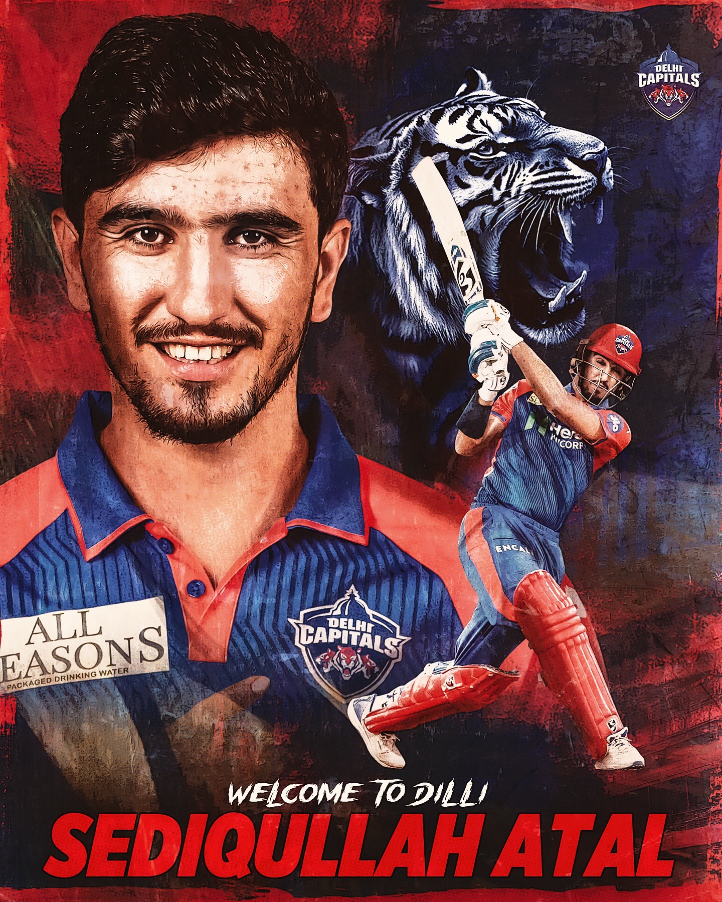 Sediqullah Atal steps up as new standout, replacing Harry Brook in Delhi Capitals squad!!
