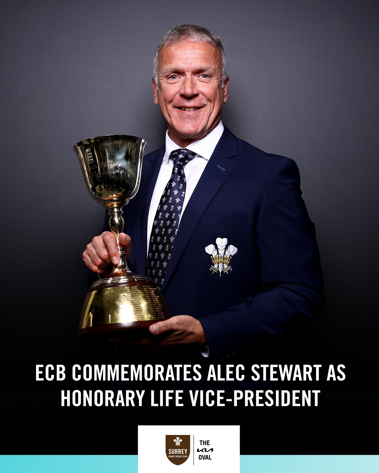 Alec Stewart Named ECB Honorary Life Vice-President ECBs honor six stars for lifetime contributions and barrier breaking service in cricket.!!