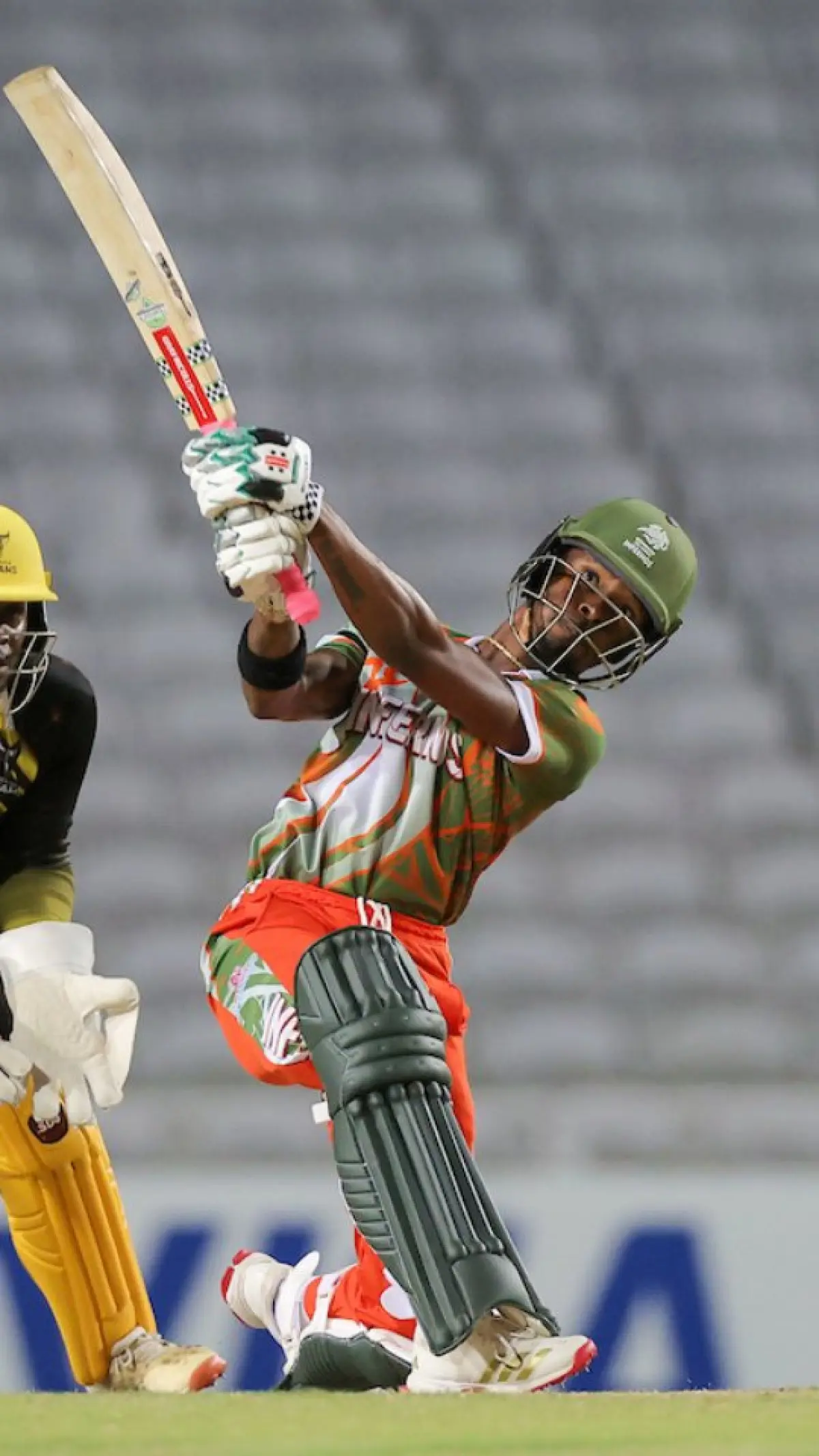 Alick Athanaze Shines In Match 14 Thriller A dynamic clash unfolds as Alick Athanaze electrifies the pitch in a key T20 showdown!!!!