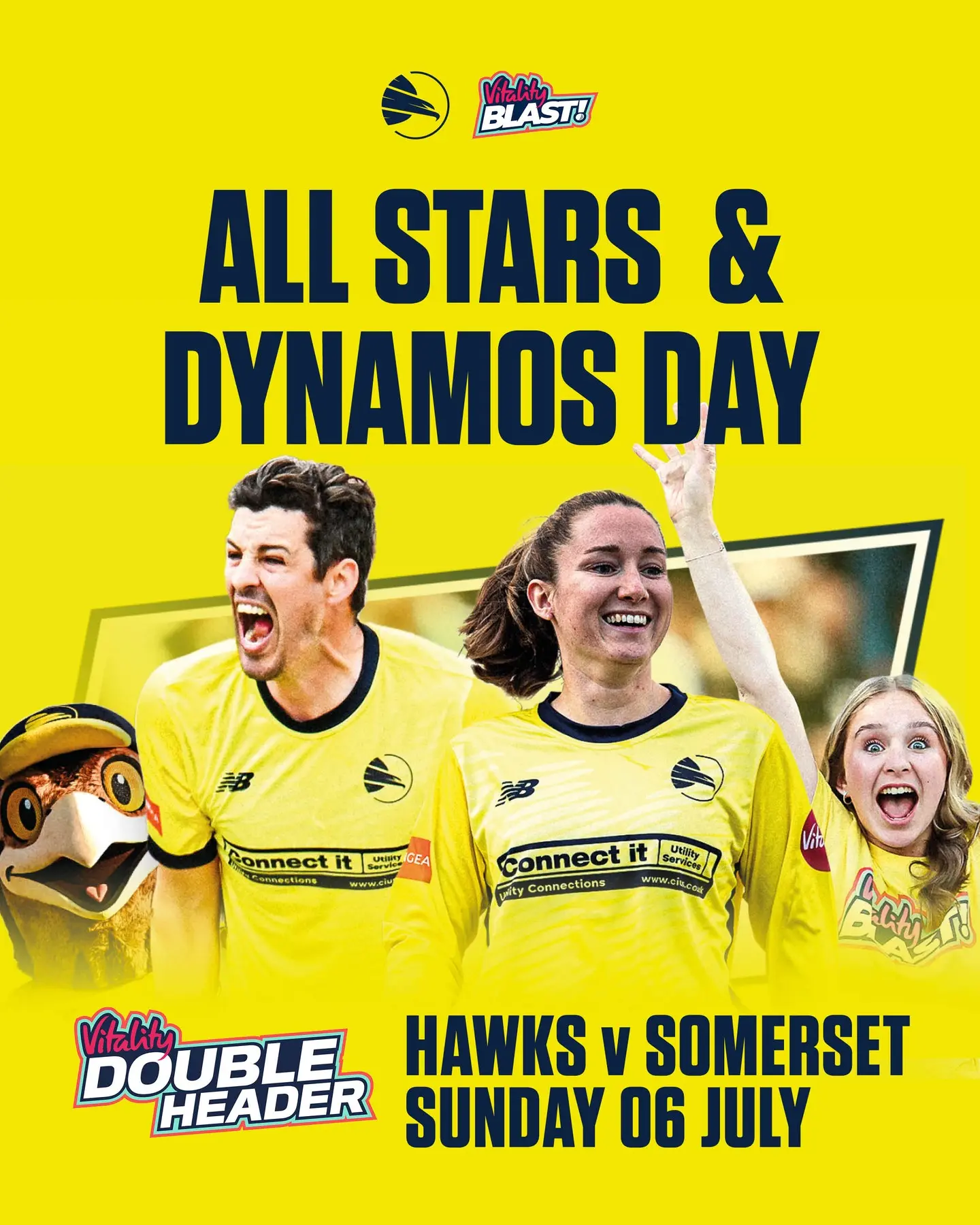 All Stars & Dynamos Day Returns This July Join the next-gen cricket fest on July 6 with free play and half-price family tickets ASAP