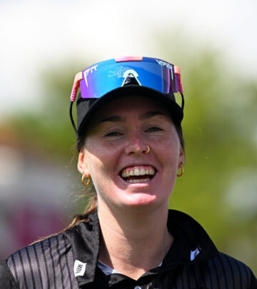 Somerset cricketer Amanda-Jade Wellington beams with a radiant smile, inspiring fans.!!!!!