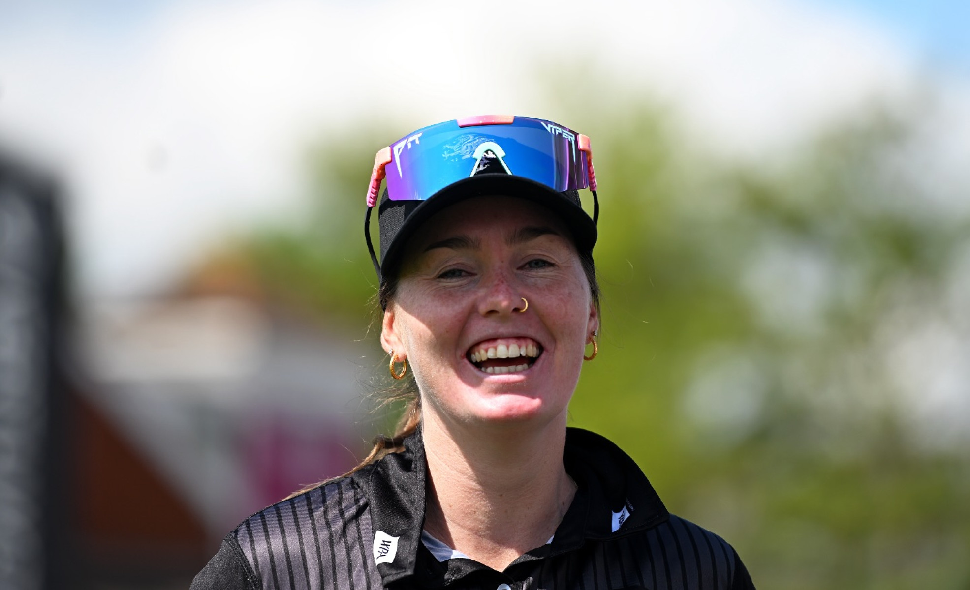 Somerset cricketer Amanda-Jade Wellington beams with a radiant smile, inspiring fans.!!!!!