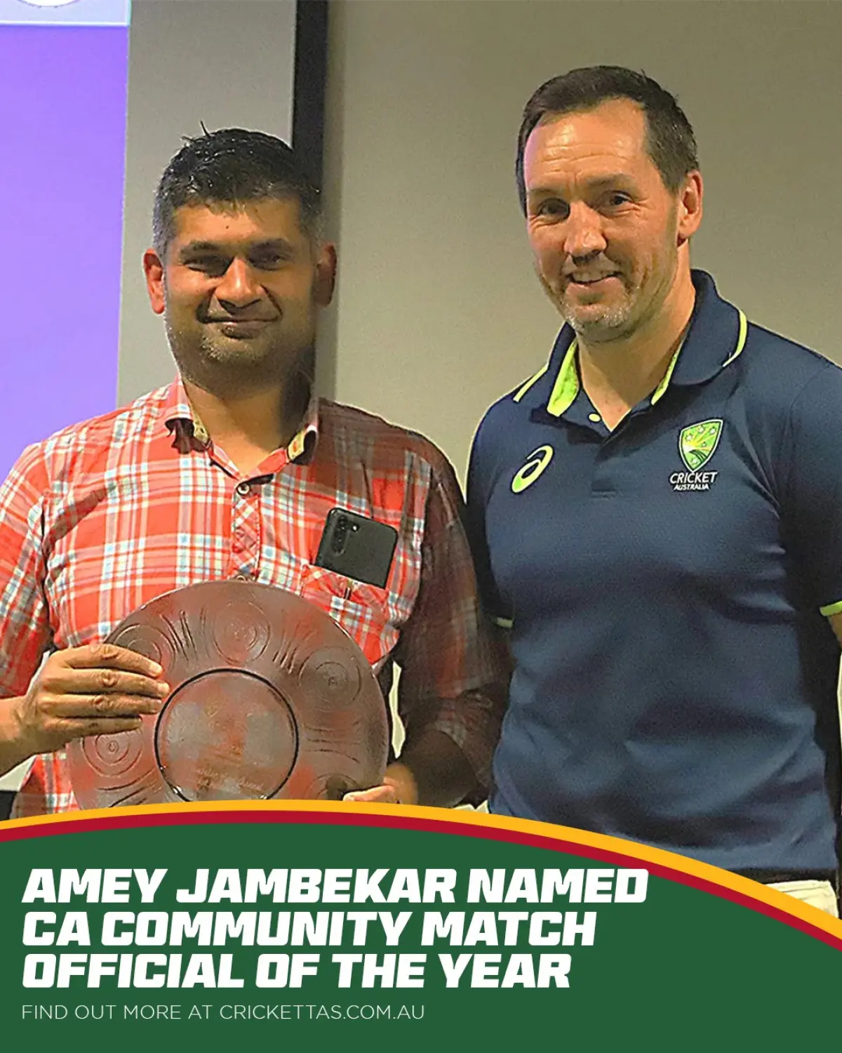 Amey Jambekar Earns National Recognition Celebrating Amey Jambekar's dedication and impact on cricket, inspiring fans nationwide!!