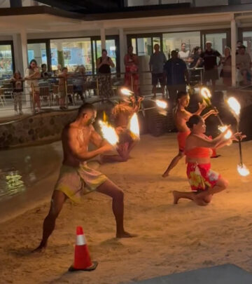 Former cricket star recharges with family in Fiji, soaking in sun and rest.