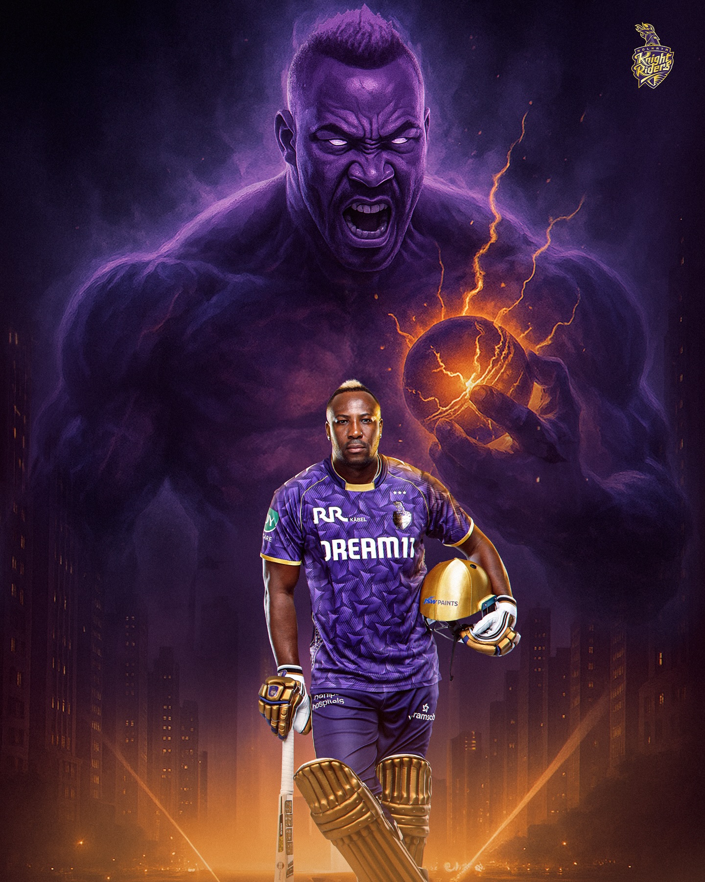 Andre Russell Unleashes Unstoppable Power Andre Russell ignites the IPL pitch with power as KKR races ahead with unstoppable force.