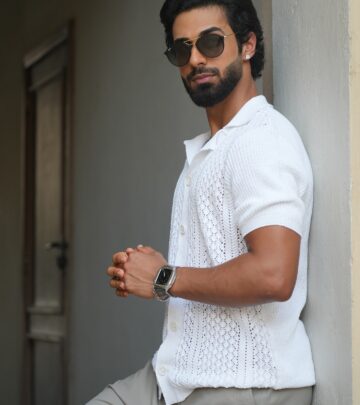 In style simplicity, his post exudes a spirited charm mixing urban vibes with calm delight.