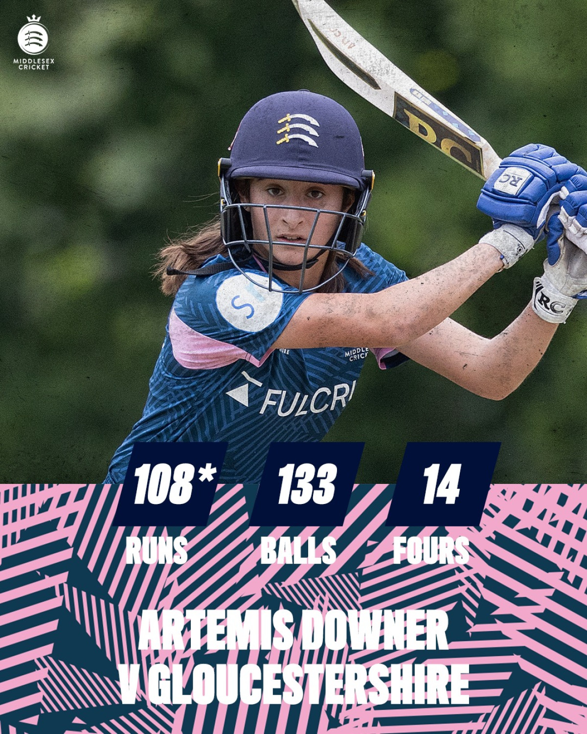 Artemis Shines With Maiden Century For Middlesex Artemis’ knock marks her maiden century, igniting a promising new chapter at Middlesex!!!