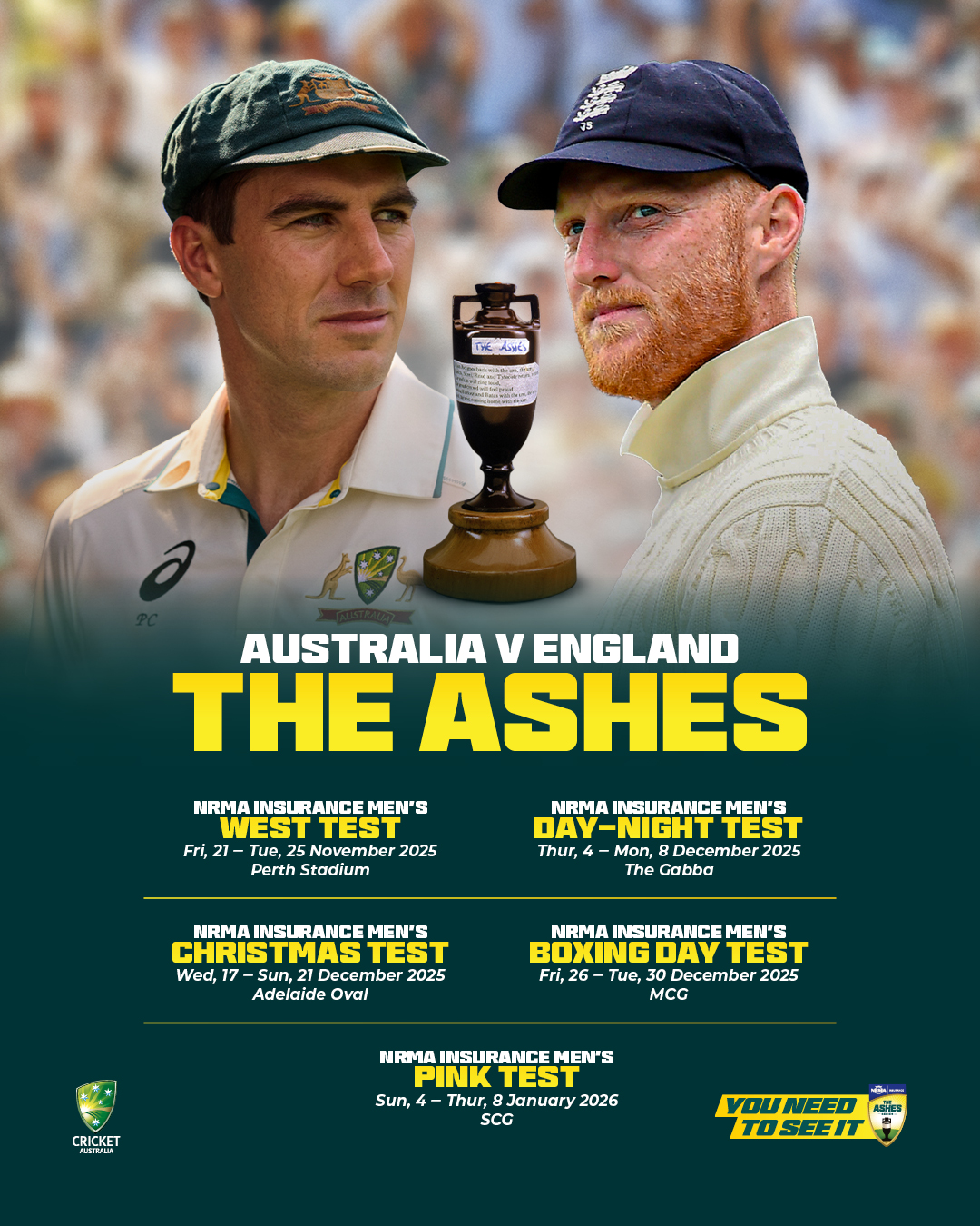 Ashes Pre-Sale Registration Opens