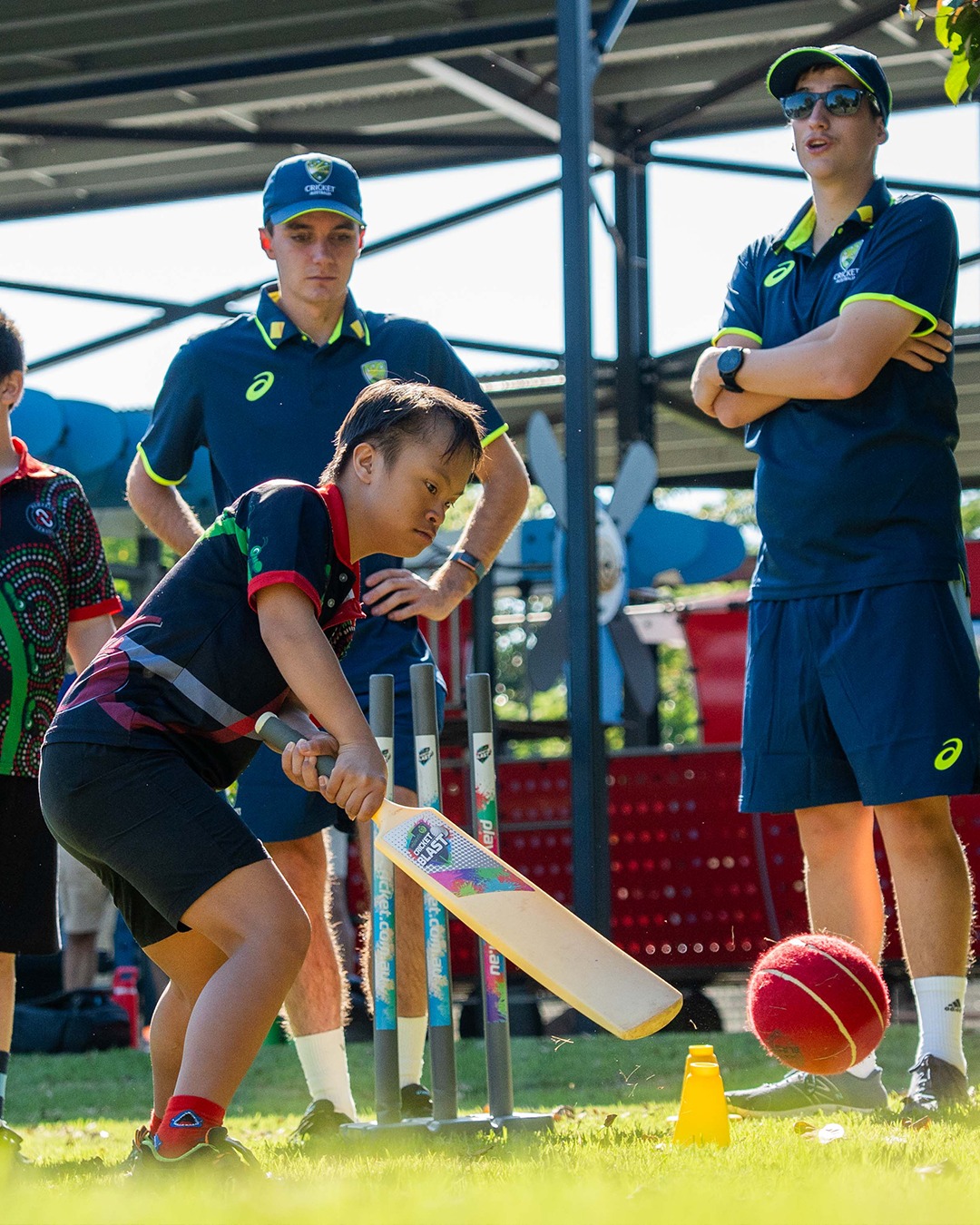 Australian Cricketers Inspire Next Generation in Darwin