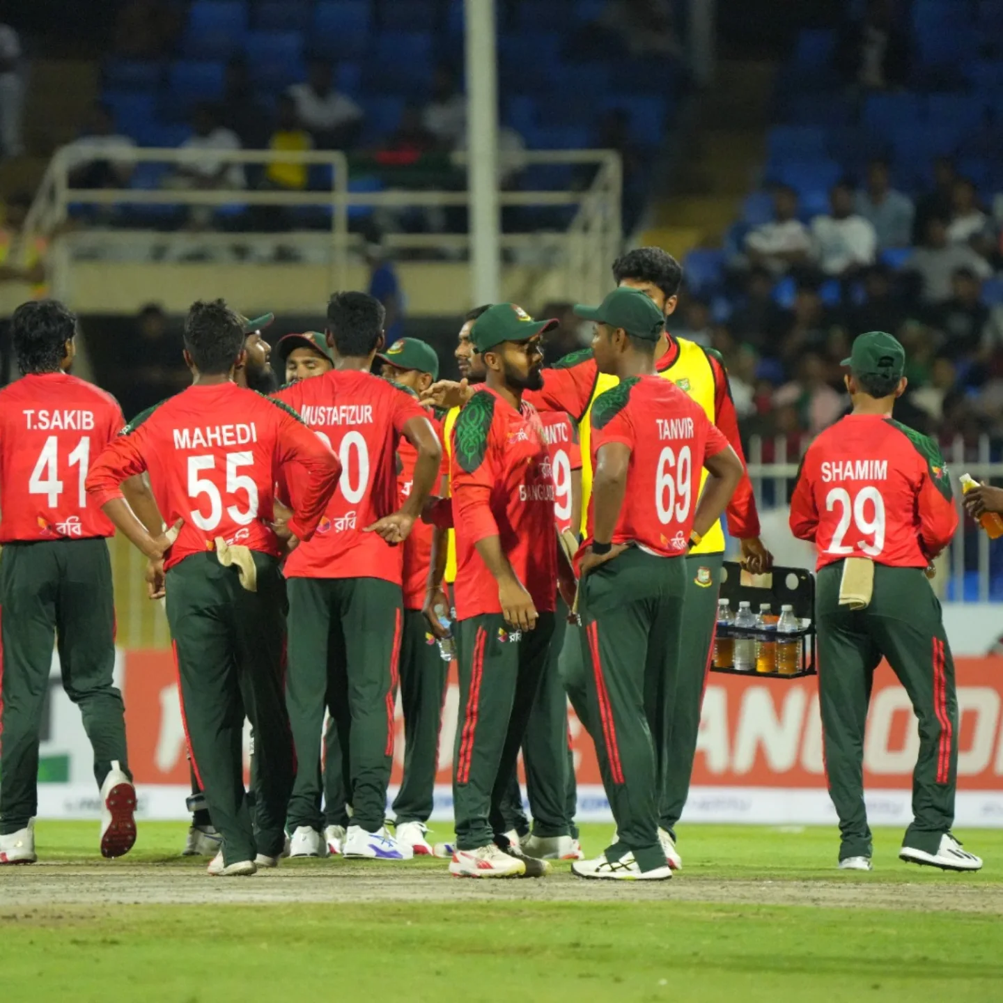 Bangladesh Beat UAE In Sharjah T20I Clash Sharjah battle sees Bangladesh triumph by 27 runs after UAE's determined effort in T20I.!