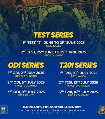 Veteran men's cricket side embarks on dynamic bilateral series of tests, ODIs and T20Is!!!