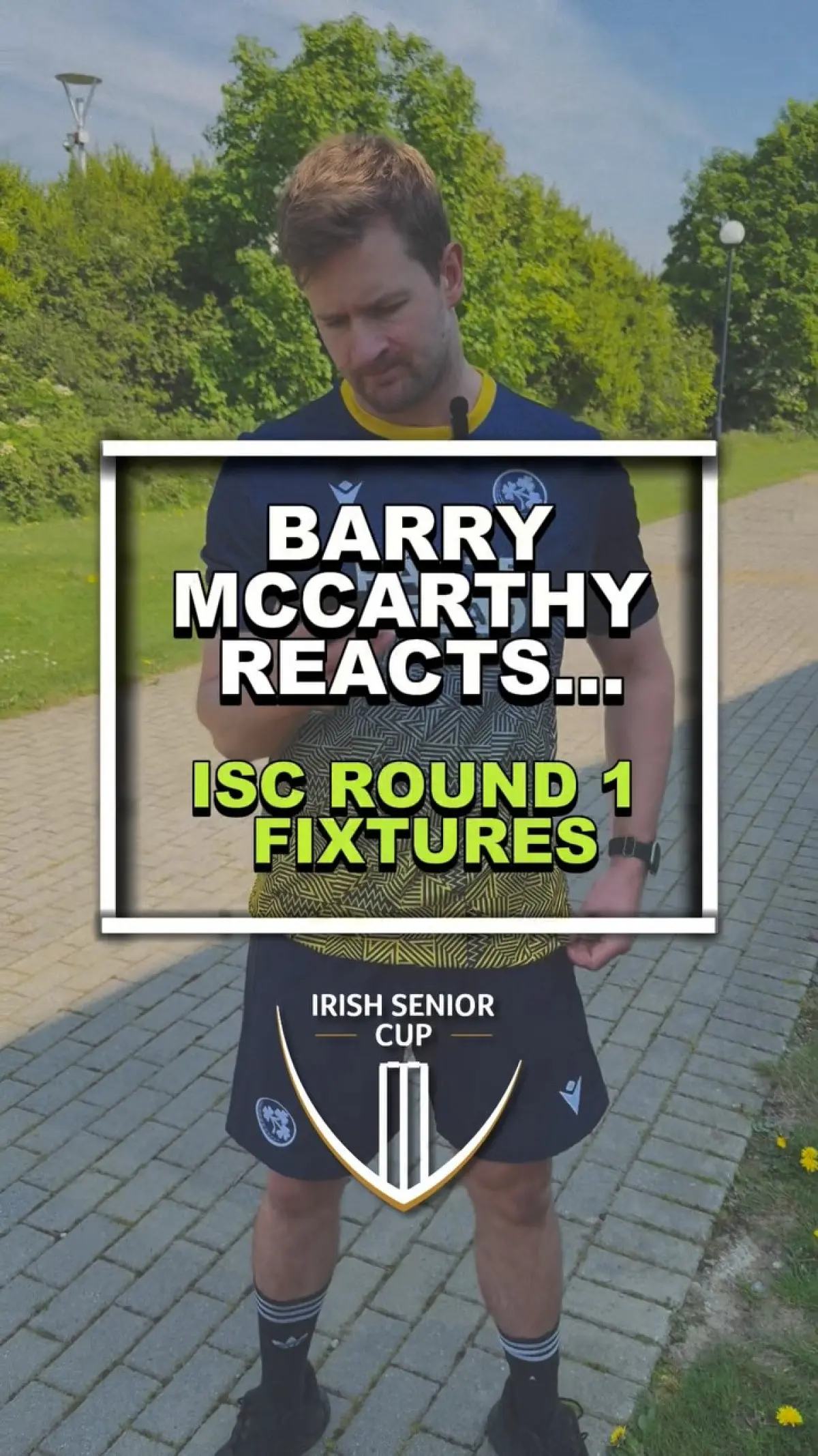 Barry McCarthy Reacts To Club Cup Fixtures Launch Irish cricket fervor sparks as dynamic fixtures commence May 17.