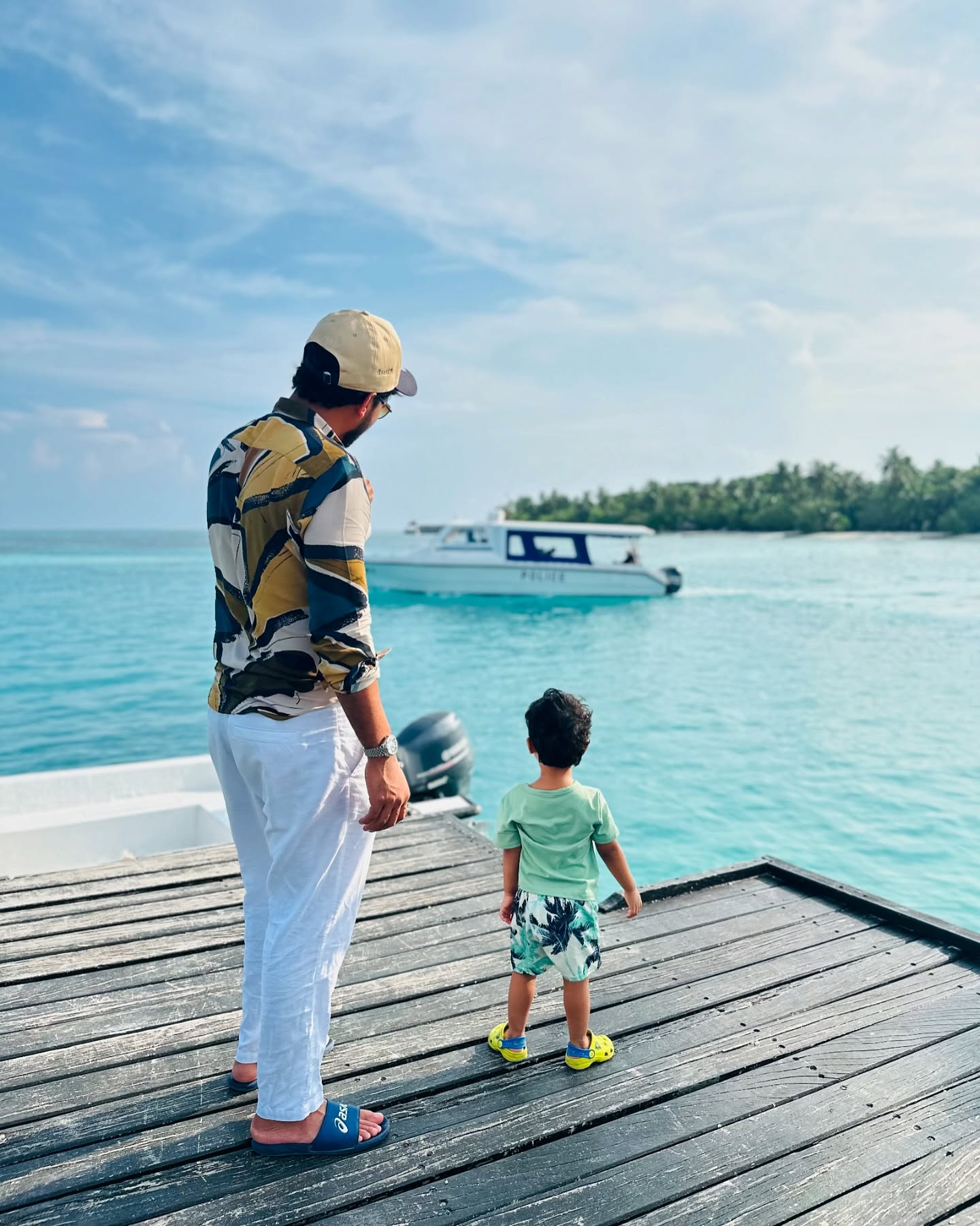 Basil Hameed Finds Serenity At Maldives Beach