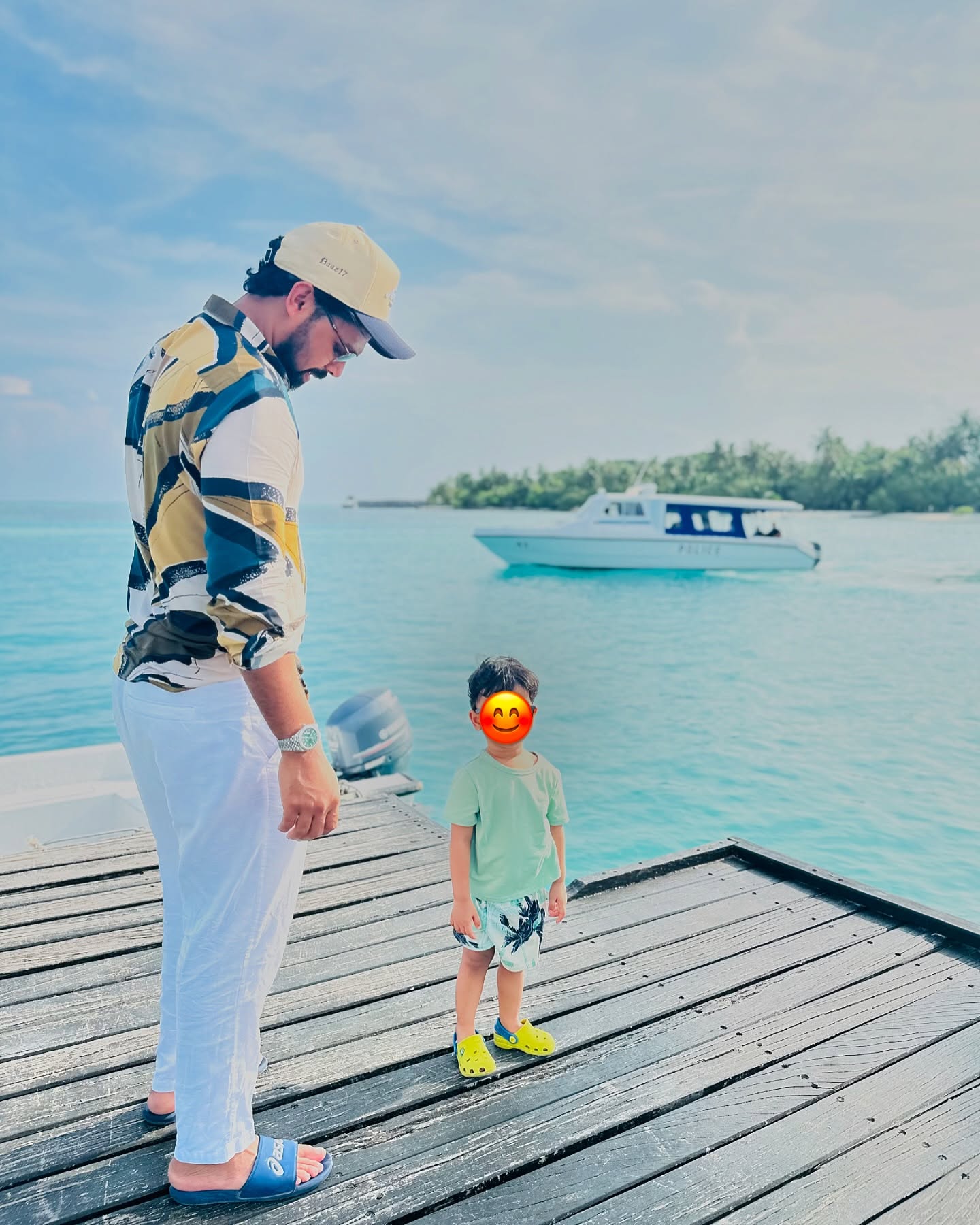 Basil Hameed Finds Serenity At Maldives Beach