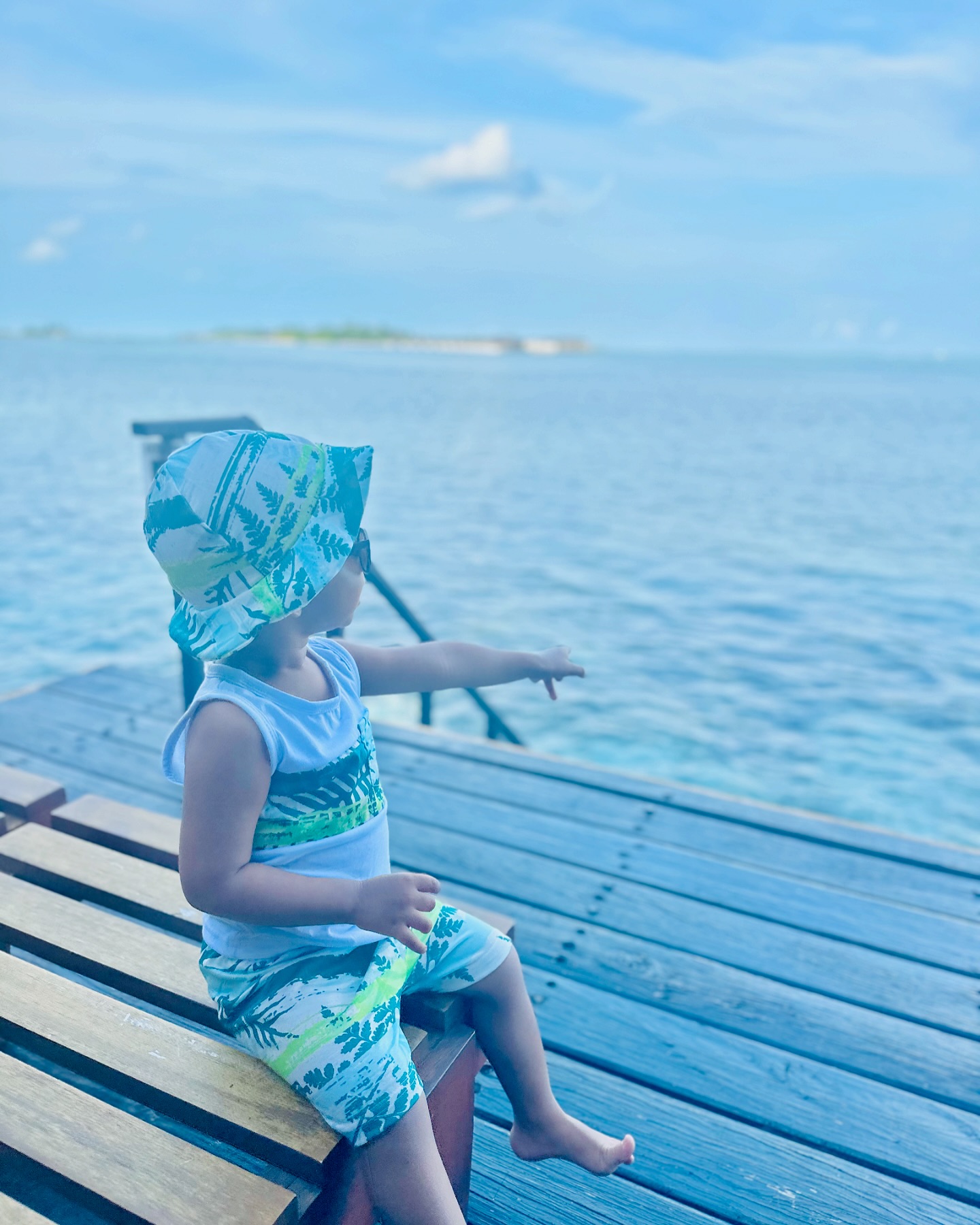 Basil Hameed Finds Serenity At Maldives Beach