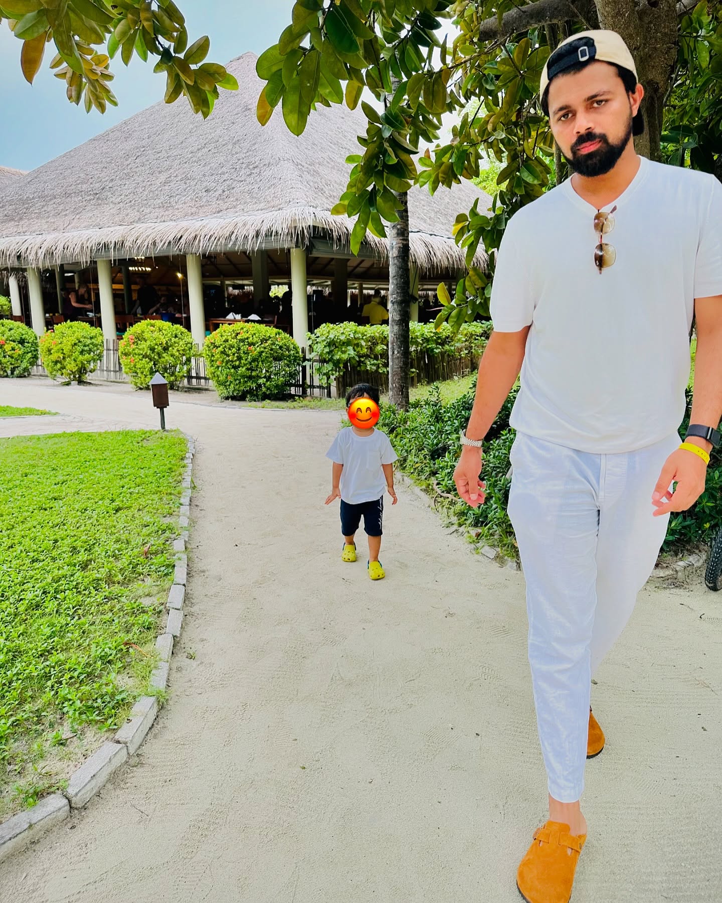 Basil Hameed Finds Serenity At Maldives Beach