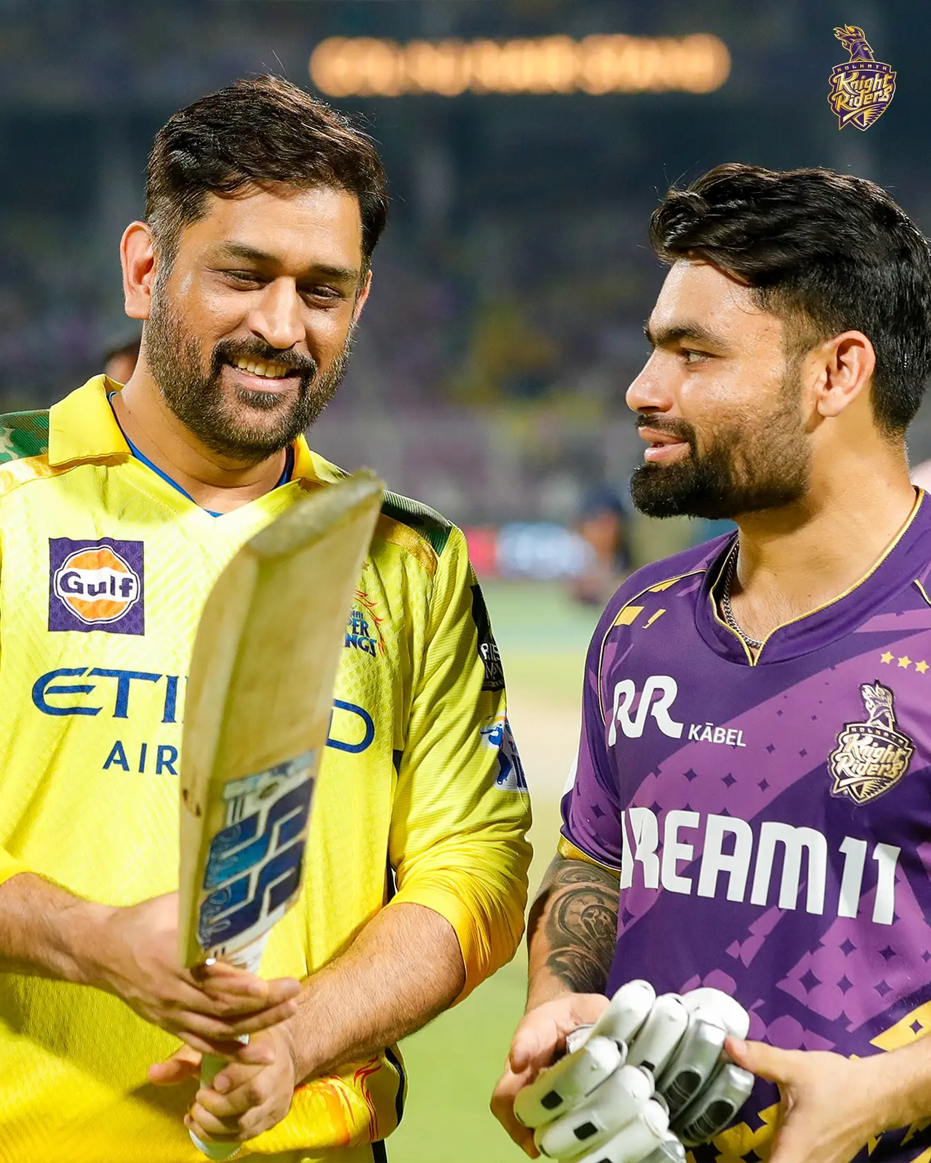 Bat Saga Continues: KKR Spotlight Reviving iconic moments with Rinku Singh and MS Dhoni as legacy battles ignite in 2025!!!!