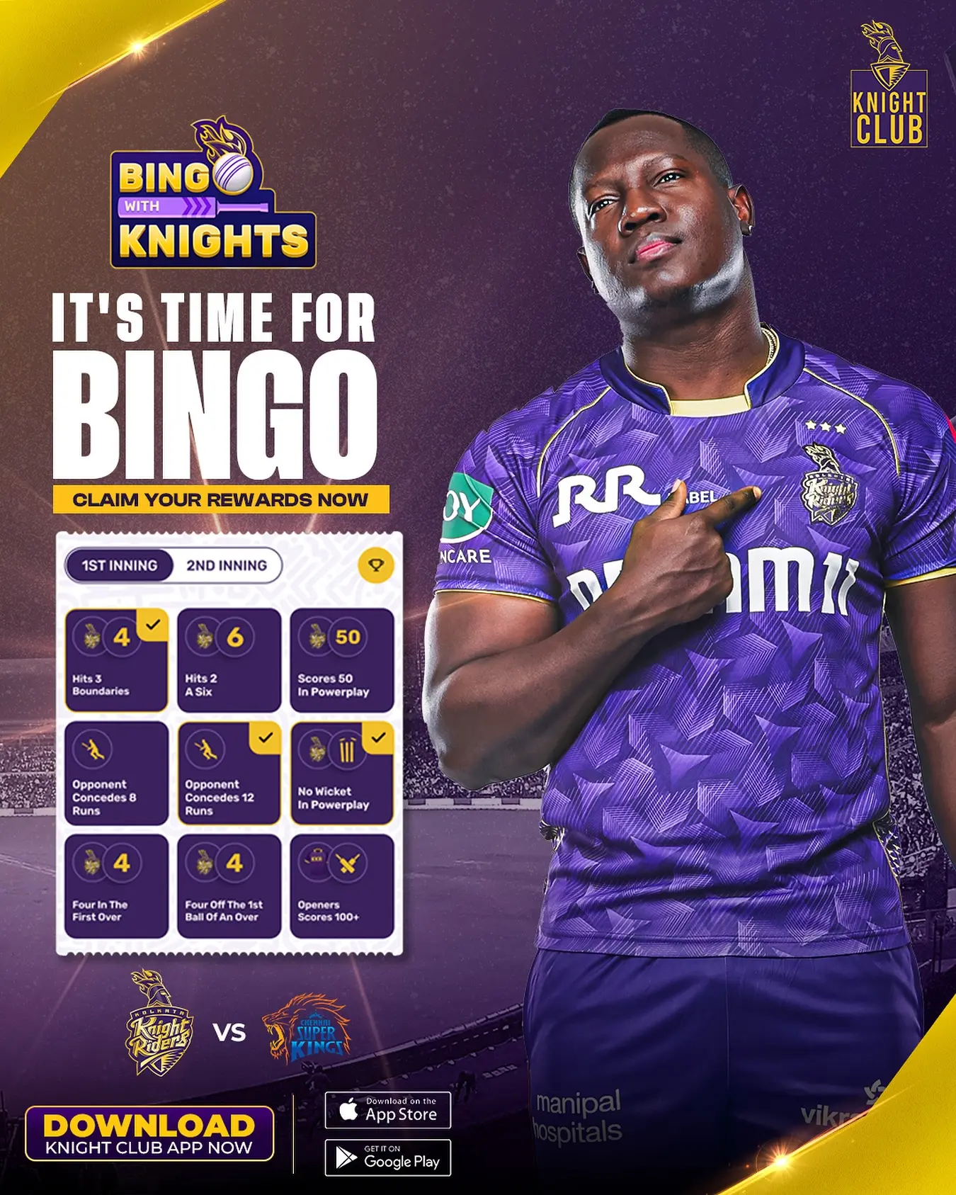 Bingo Boost: KKR App Ignites Fan Winning Spirit Discover how the Knight Club App transforms the game for Kolkata Knight Riders fans today!