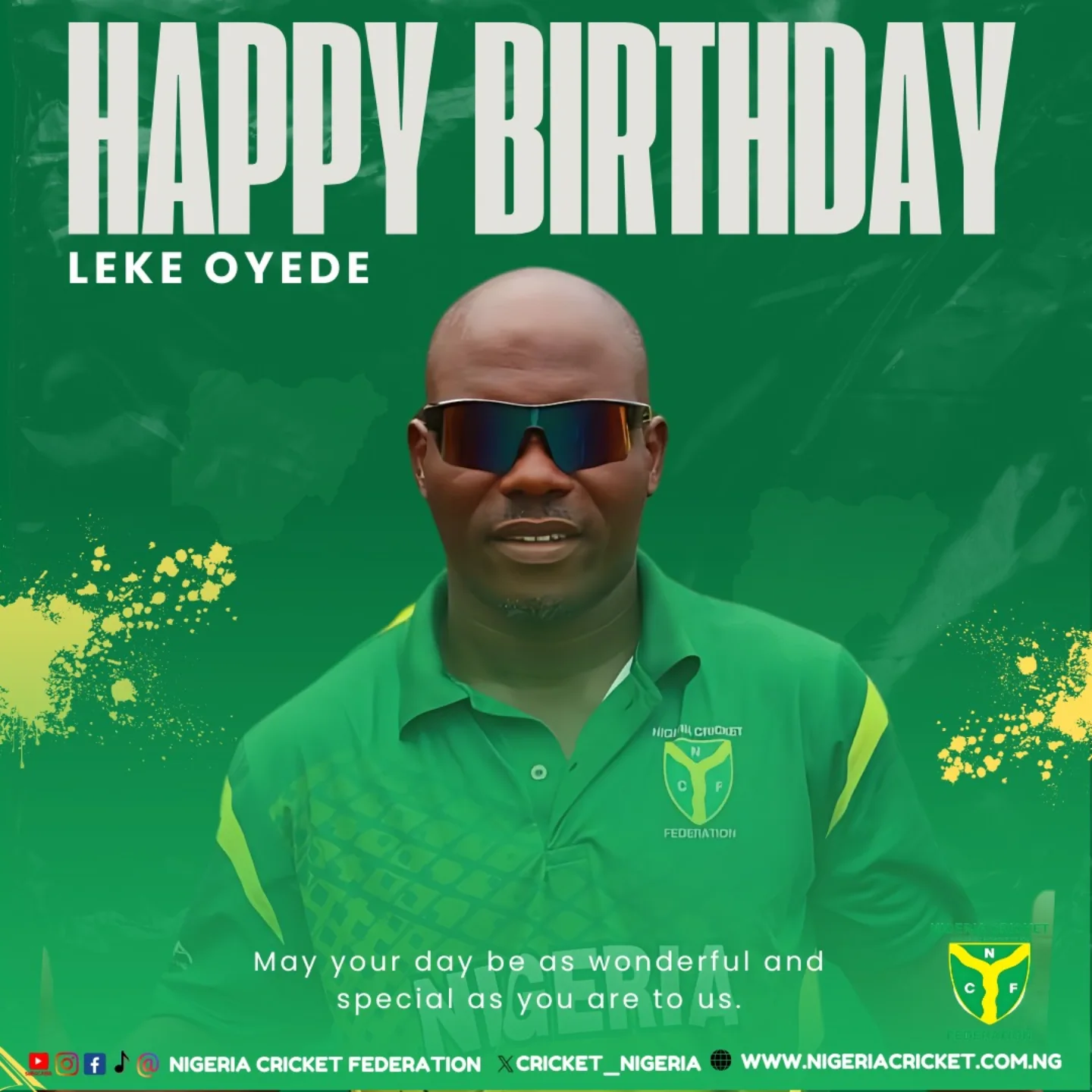 Birthday Cheers For Coach Leke Oyede Trading nets for cake, Female YellowGreens Head Coach inspires cricket banter and pure joy