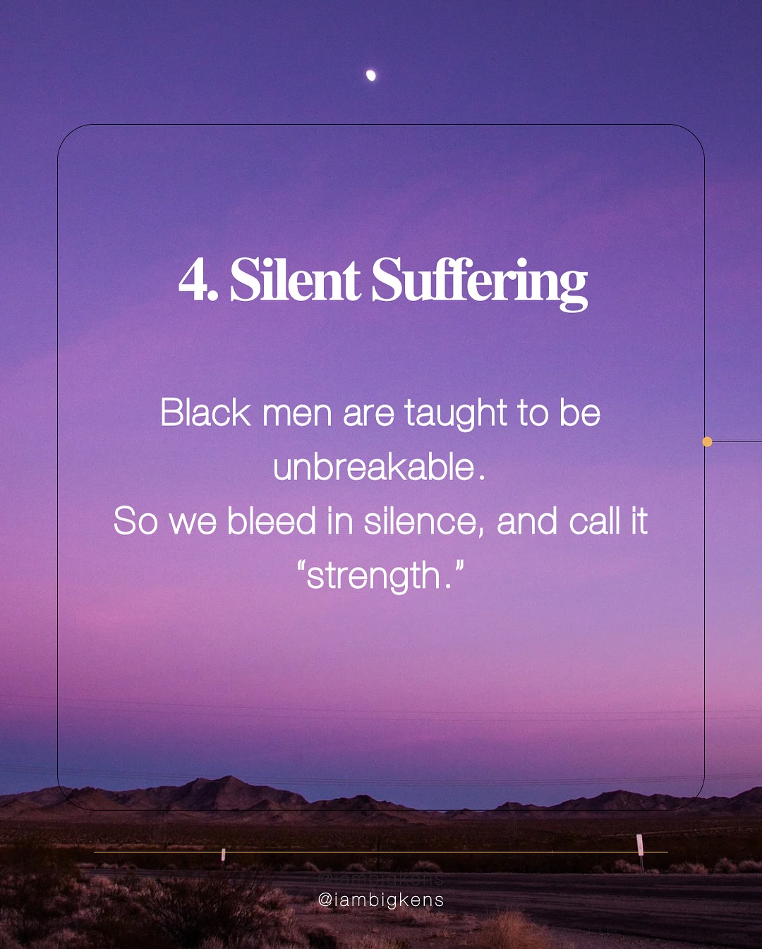 Black Masculinity Under Silent Siege