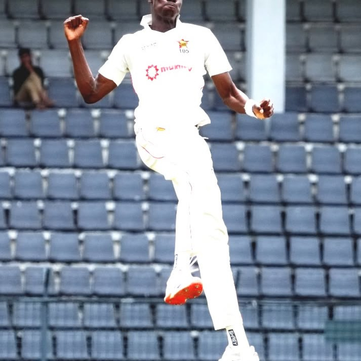Blessing Muzarabani Nominated For ICC Player Of The Month Historic milestone achieved as Zimbabwean seamer matches Heath Streak's record in 11 Tests.