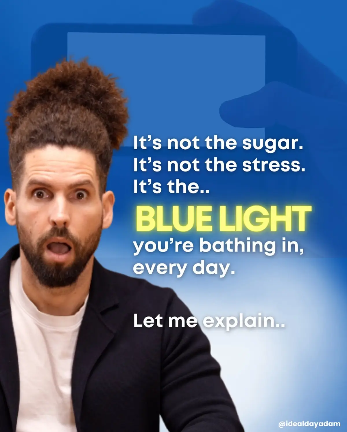 Blue Light Disrupts Your Rhythm Smart tech lights harm your sleep pattern & health; upgrade your light hygiene today now!!